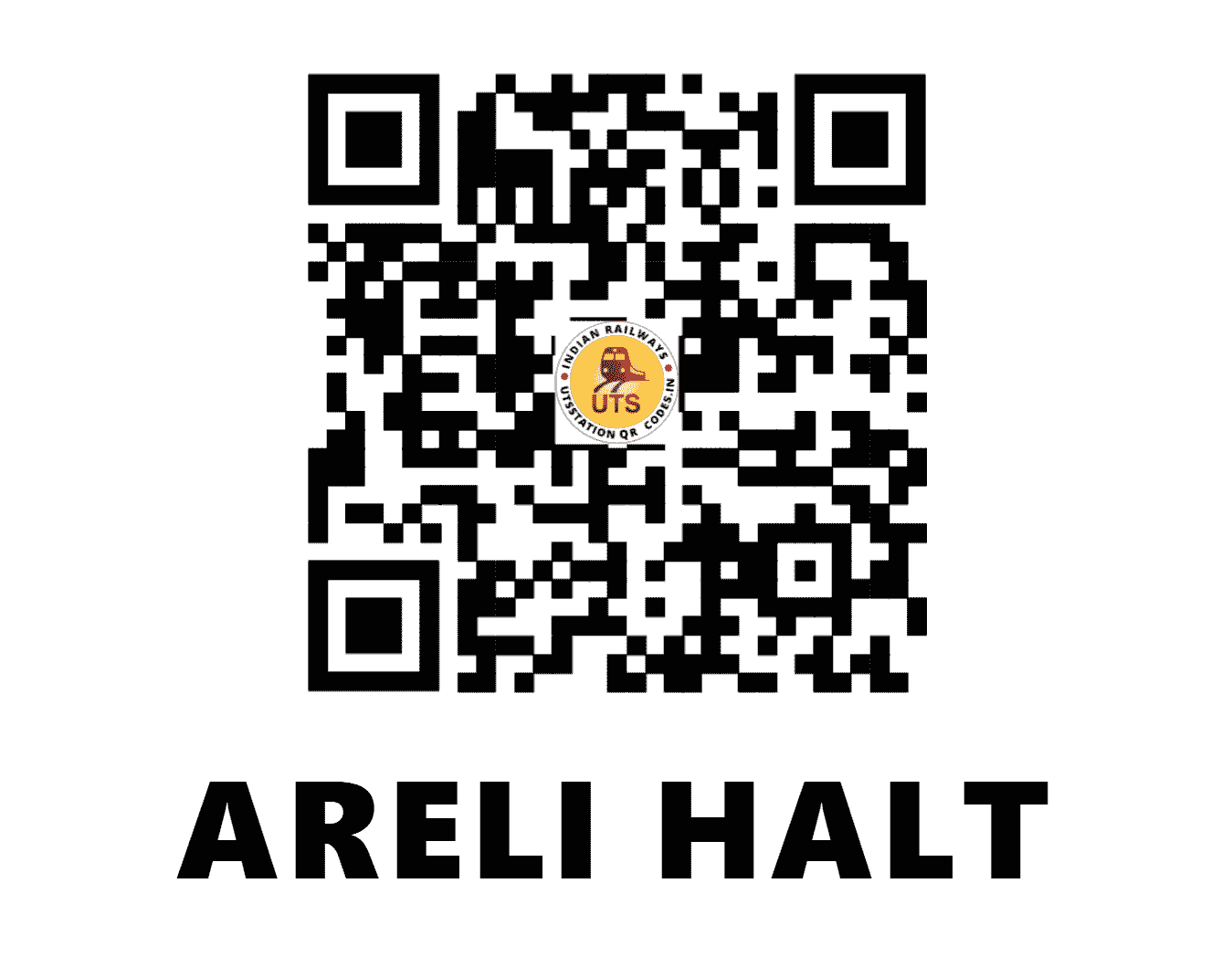UTS QR Code for ARELI HALT - ARX - NE (UTTAR PRADESH)